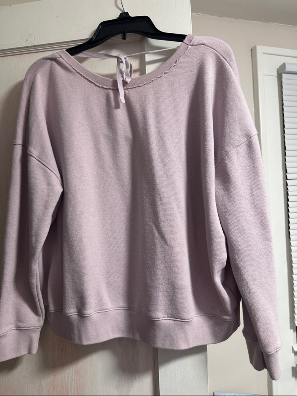 American Eagle Outfitters Lilac Scoop Neck Sweatshirt